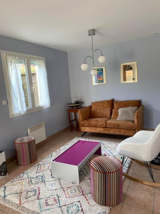 L'Ocean, Maison Avec Jardin Clos Tracy-sur-Mer Luaran gambar